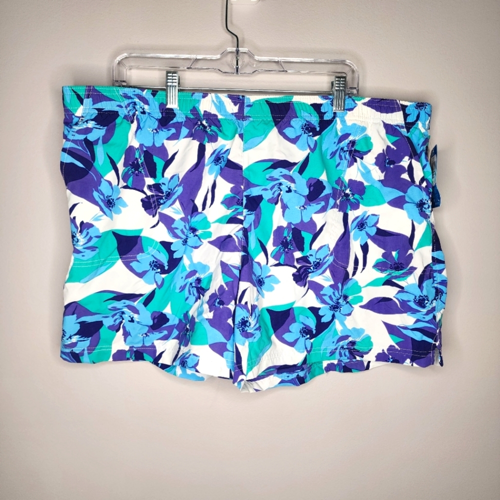 Columbia Women's Sandy River ll Floral Print Shorts Size XXL
